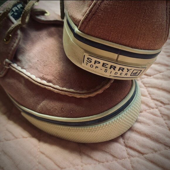Pink Sperry nautical shoes, size 8.5 W - Picture 7 of 15